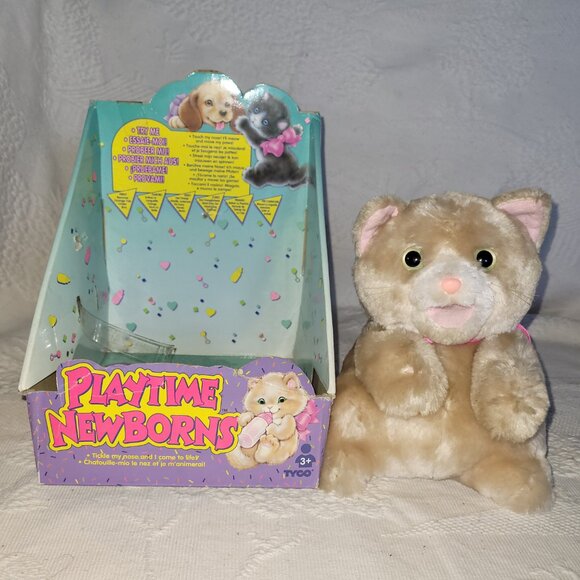 Vintage 1994 Tyco Playtime Kitties Stk # 1728-3 Kitty Kitten Coco WORKS - Picture 3 of 17